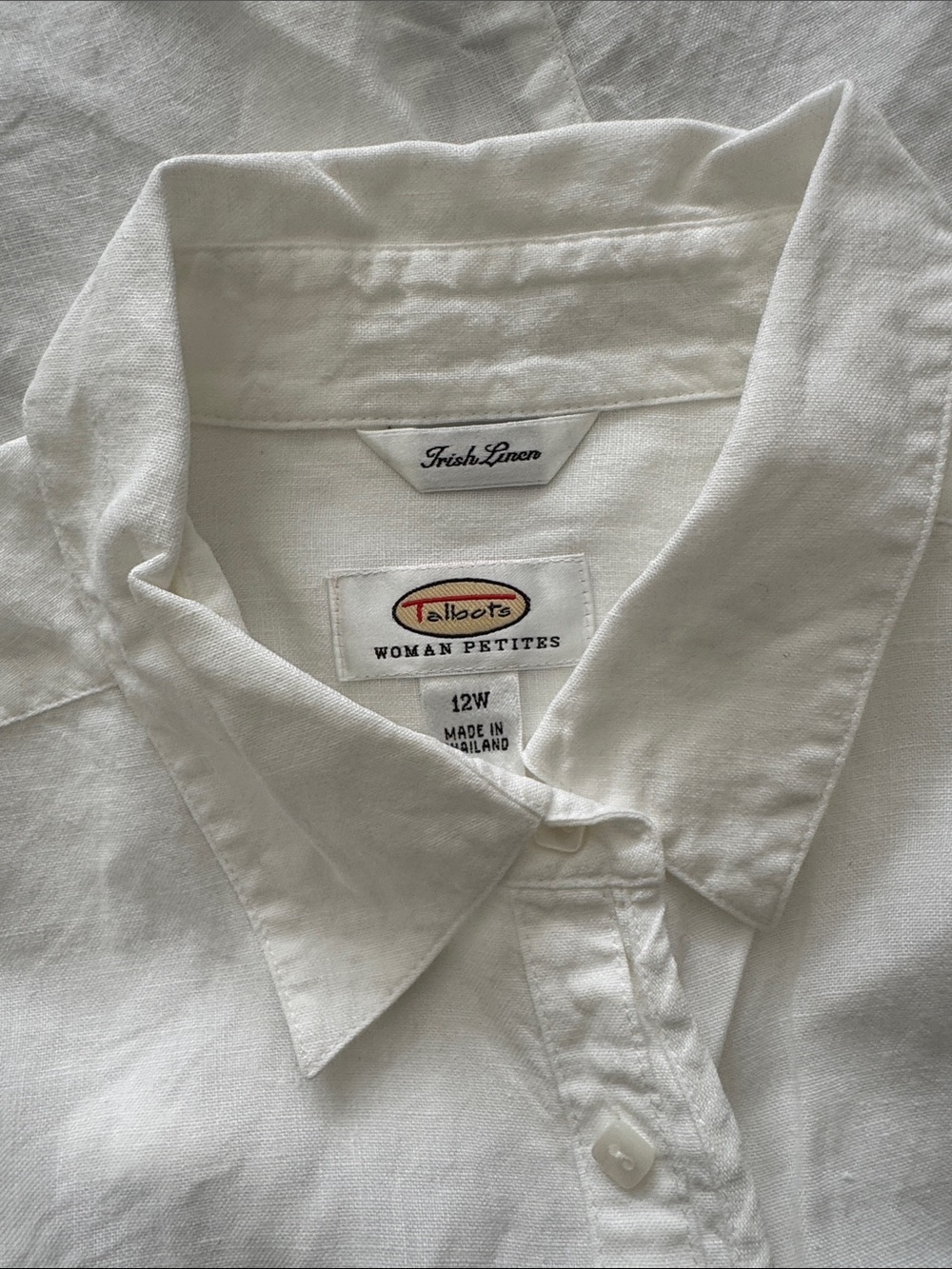Talbots Irish linen button up - Picture 3 of 3